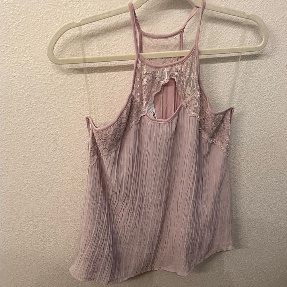 Maurices Light Pink Lace Camisole